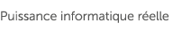Puissance informatique r elle