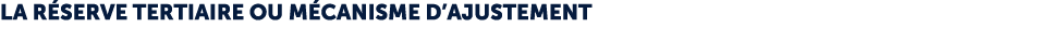 LA R SERVE TERTIAIRE OU M CANISME D’AJUSTEMENT 