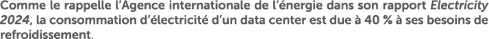 Comme le rappelle l’Agence internationale de l’ nergie dans son rapport Electricity 2024, la consommation d’ lectrici...