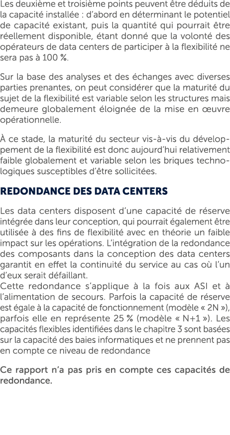 Les deuxi me et troisi me points peuvent tre d duits de la capacit  install e : d’abord en d terminant le potentiel ...