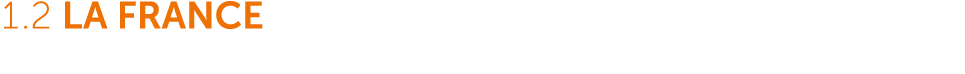 1.2 La France