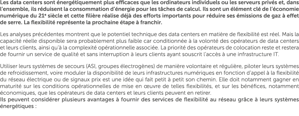 Les data centers sont nerg tiquement plus efficaces que les ordinateurs individuels ou les serveurs priv s et, dans ...