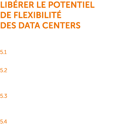 Lib rer le potentiel de flexibilit des data centers 5.1 Faire  voluer les mod les contractuels 45 5.2 Favoriser le d...