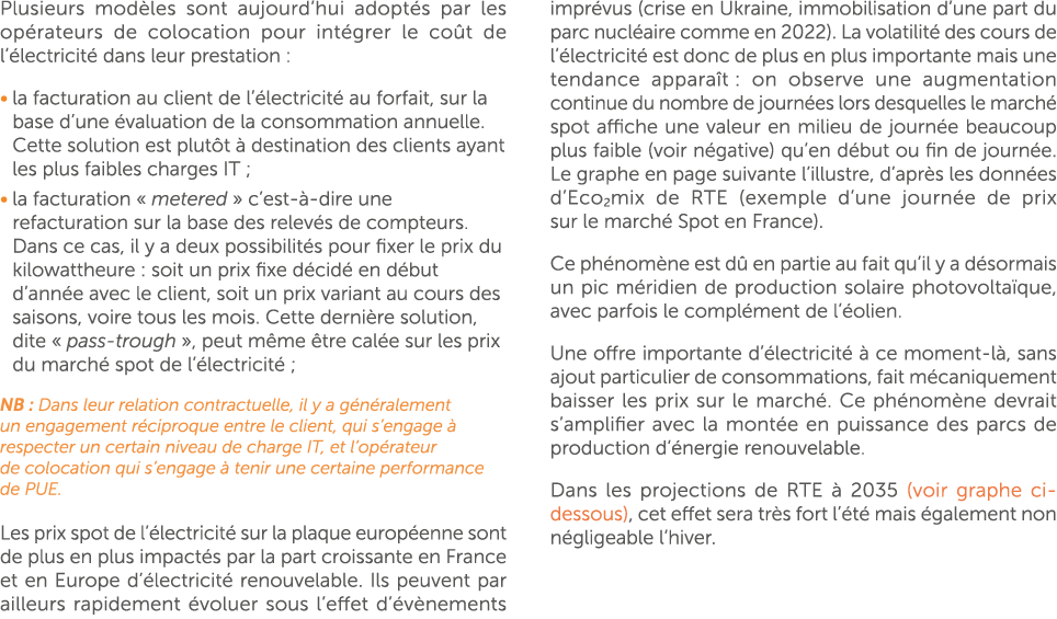 Plusieurs mod les sont aujourd’hui adopt s par les op rateurs de colocation pour int grer le co t de l’ lectricit da...