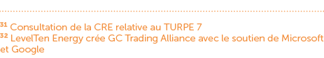 31 Consultation de la CRE relative au TURPE 7 32 LevelTen Energy cr e GC Trading Alliance avec le soutien de Microsof...