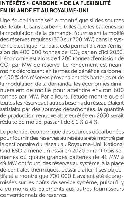 Int r ts « carbone » de la flexibilit en Irlande et au Royaume Uni Une  tude irlandaise34 a montr  que si des source...