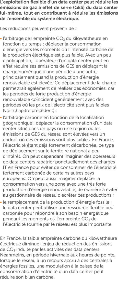 L’exploitation flexible d’un data center peut r duire les missions de gaz   effet de serre (GES) du data center lui ...
