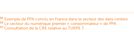 35 Exemple de PPA conclu en France dans le secteur des data centers 36 Le secteur du num rique premier « consommateur...