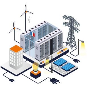Smart home isometric vector illustration. Futuristic technology. Control panel for ergonimical power usage. Automated building management. Innovative house cartoon conceptual design element