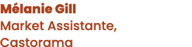 M lanie Gill Market Assistante, Castorama 