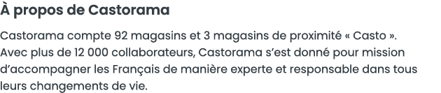   propos de Castorama Castorama compte 92 magasins et 3 magasins de proximit    Casto    Avec plus de 12 000 collabor   
